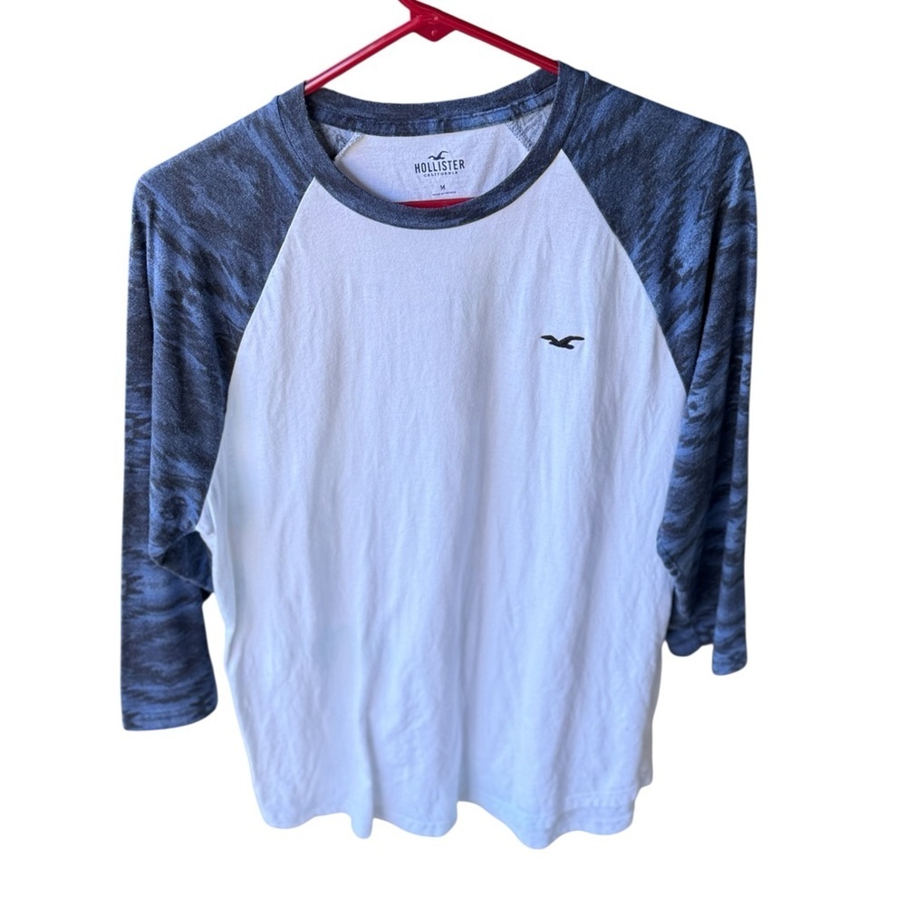 Hollister Men's Colorblock Raglan Long Sleeve T-Shirt Multicolor M
